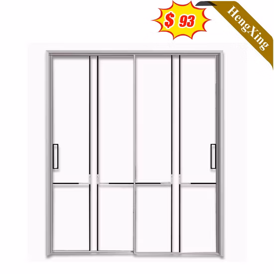 Factory Wholesale Gold Elegant Strong WPC PVC Front Solid Wood Sliding Glass Door