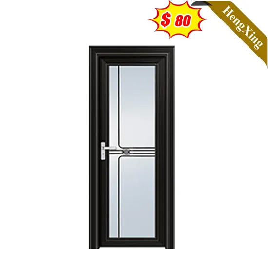 Factory Wholesale Gold Elegant Strong WPC PVC Front Solid Wood Sliding Glass Door