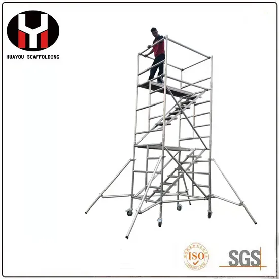 American 1700mm 1219 Painted Galvanized Steel Ladder Frame Scaffolding Frame Ladder Frame Main Frame Door Frame Manson Frame Scaffolding Frame for Construction